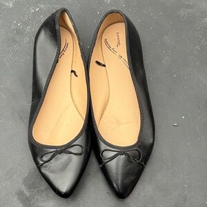 George Black Pointed Toe Flats